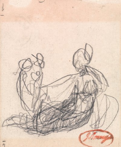 Liggende figur af George Romney