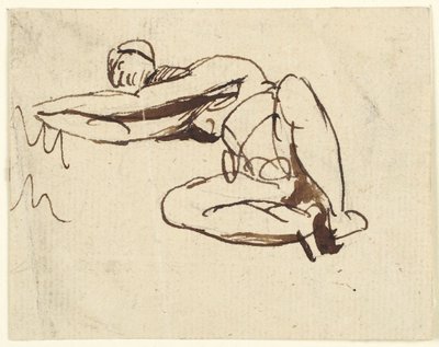 Liggende figur af George Romney