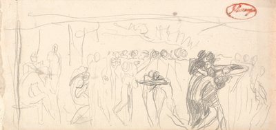 Satan leder helvede af George Romney