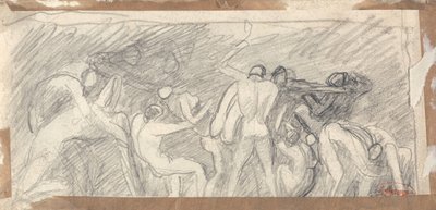 Satan som hersker over helvede af George Romney