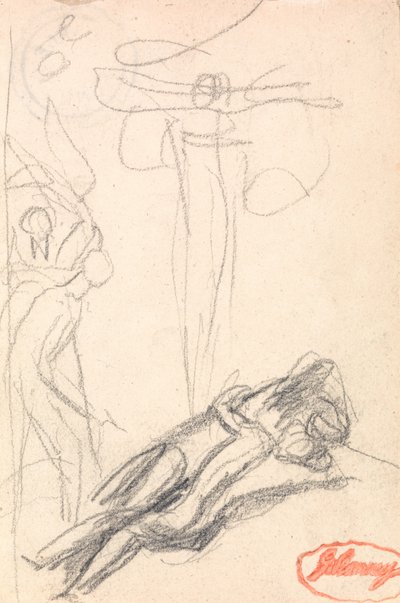 Satan overrasket ved Evas øre af George Romney