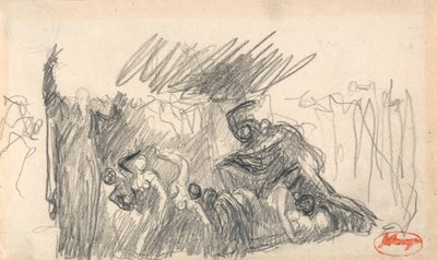 Scene med synden før syndfloden af George Romney