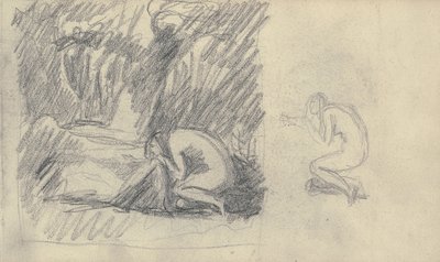 Skitsebog Tegning af George Romney