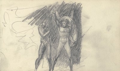 Skitsebog Tegning af George Romney