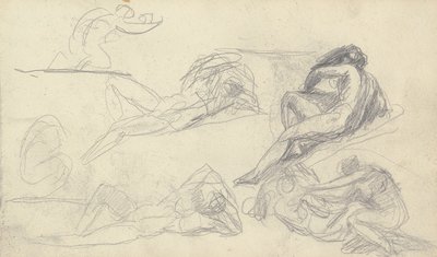 Skitsebog Tegning af George Romney