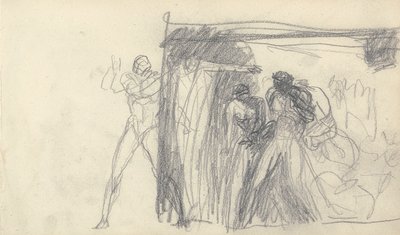Skitsebog Tegning af George Romney
