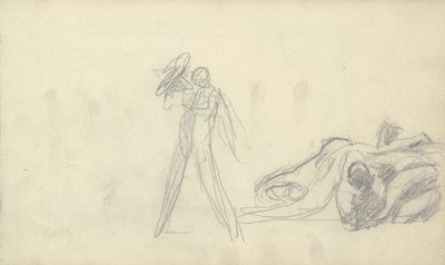 Skitsebog Tegning af George Romney