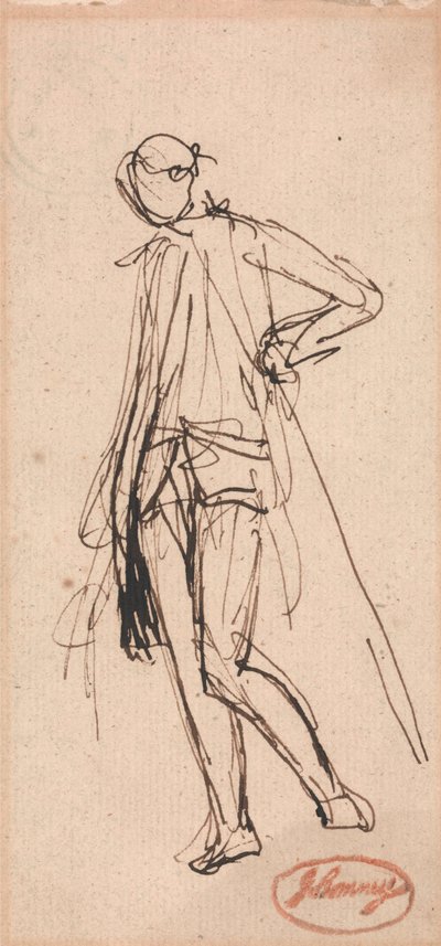 Stående figur af George Romney