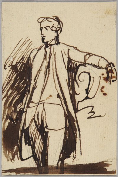 Stående mandlig figur af George Romney
