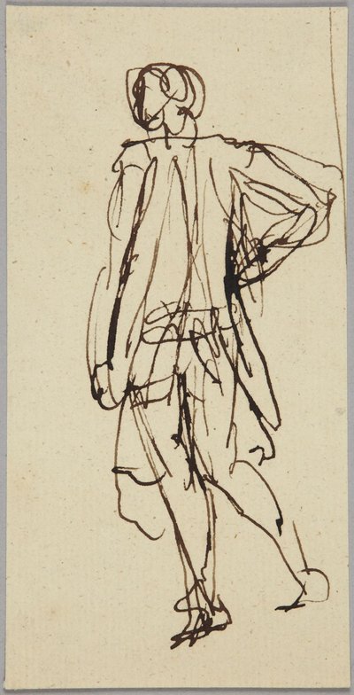 Stående mandlig figur af George Romney