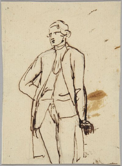 Stående mandlig figur af George Romney
