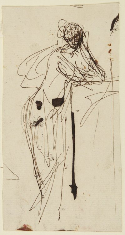 Stående kvindefigur af George Romney