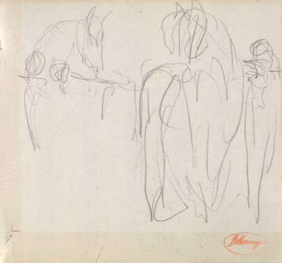 Studier af heste af George Romney