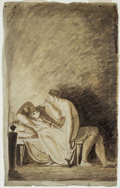 Malerkunstens oprindelse af George Romney