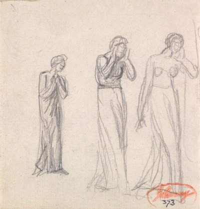 Tre klagende kvinder af George Romney