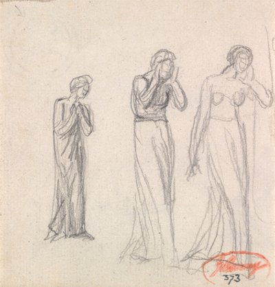 Tre sørgende kvinder af George Romney