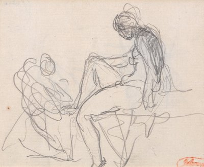 To figurer: Sandsynligvis til Dianas bad af George Romney