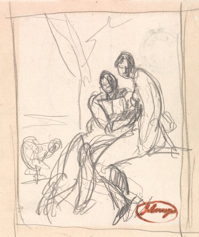 To elskende af George Romney