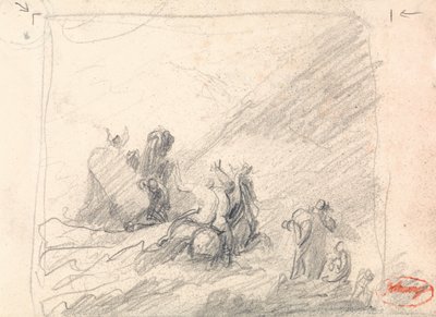 Wolgemuth redder de skibbrudne ud for Kap det Gode Håb af George Romney