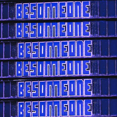 Be Someone, 2023 (Akryl på lærred) af George Rosaly