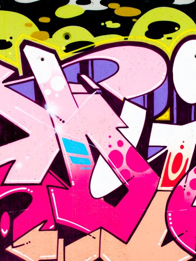 Neon Dreams, 2024 (akryl på lærred) af George Rosaly