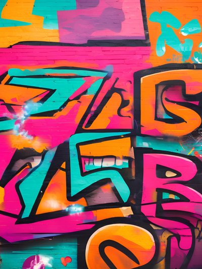 Neonsymfoni, 21. århundrede (maleri) af George Rosaly