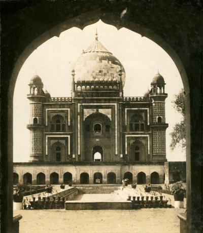 Safdarjungs grav, Delhi, Indien, c1909. af George Rose