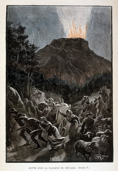 Denne gang erklærede panikken sig selv (side 6) i "" Verdens Mester"" af Jules Verne af George Roux