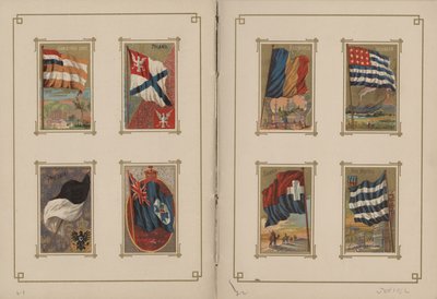 Flag for alle nationer og Amerikas Forenede Stater - Side 21 og 22, 1887 af George S. and Sons Harris