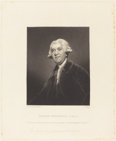 Josiah Wedgwood af George Salisbury Shury after Sir Joshua Reynolds