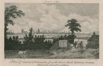 Udsigt over London og Westminster af George Samuel Elgood