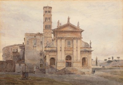Basilikaen St Francesca Romana, Rom af George Samuel Elgood