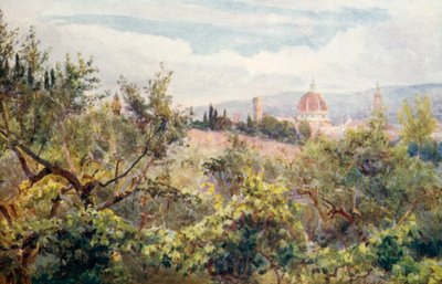 Firenze (farvelitografi) af George Samuel Elgood