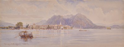 Isola dei Pescatori, Lago Maggiore af George Samuel Elgood