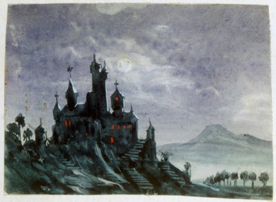 Fantasy Castle in Moonlight I, 1820-1876 af George Sand