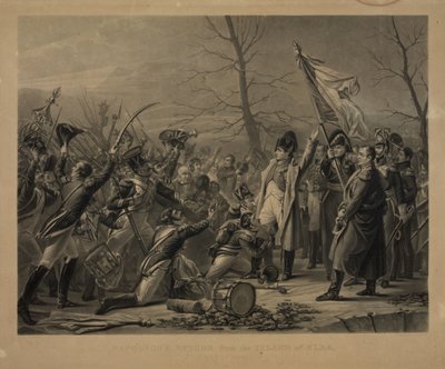 Napoleon vender tilbage fra øen Elba den 7. marts 1815 af George Sanders