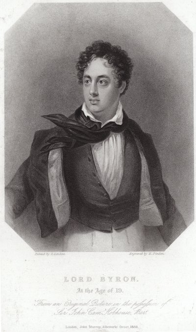 Portræt af Lord Byron af George Sanders