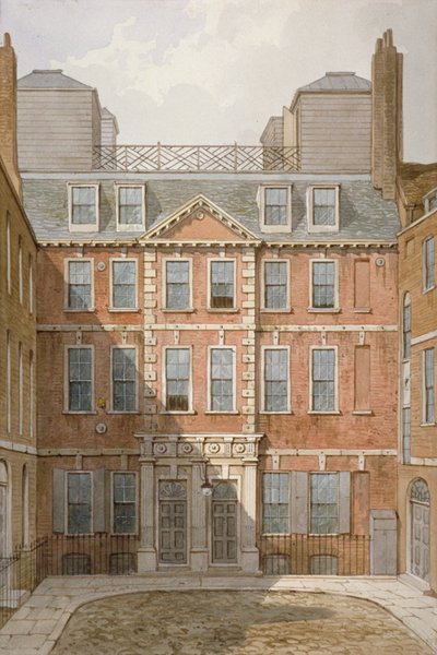 Beaufort Buildings, Strand, Westminster, London, c1810 af George Shepherd