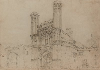 Porten til St. Augustine, Canterbury af George Shepherd