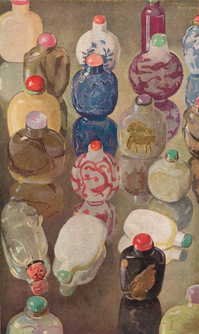 Kinesiske snusflasker, c1923. af George Sheringham