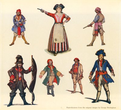 Design til The Pirates of Penzance af George Sheringham