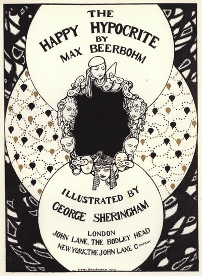 Illustration til The Happy Hypocrite af Max Beerbohm (farve litho) af George Sheringham
