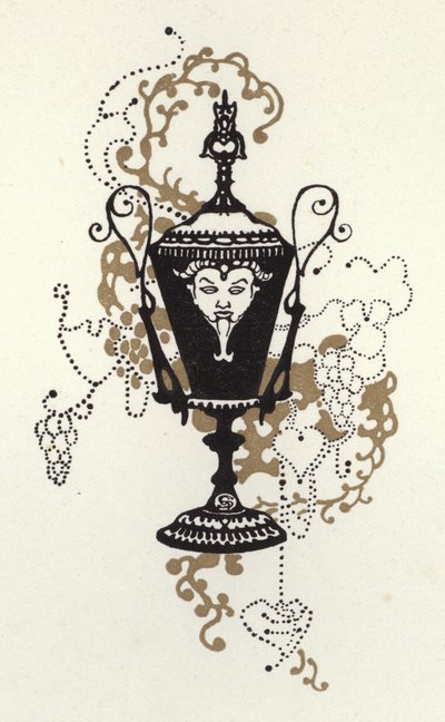 Illustration til The Happy Hypocrite af Max Beerbohm (farve litho) af George Sheringham