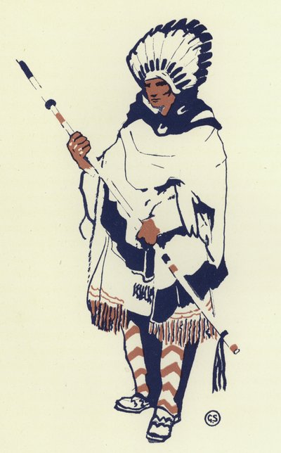 I stammen var en meget smuk ung mand (farve litho) af George Sheringham