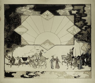Panelet i Mabinogion, nr. 10, af George Sheringham