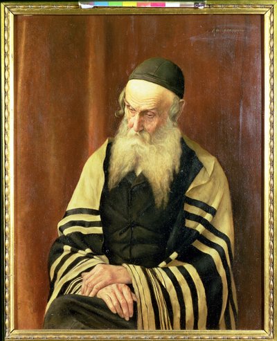 En Ashkenazi-rabbiner i Jerusalem af George Sherwood Hunter