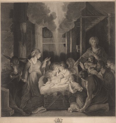 Hyrdenes tilbud: Kapellets vestvindue, New College Oxford af George Siegmund Facius