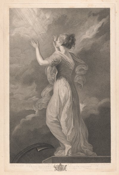 West Window of the Chapel, New College Oxford: The Virtues - Hope af George Siegmund Facius