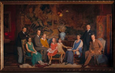 Gustav Krupp v. B. u.H. familiebillede af George Simon Harcourt
