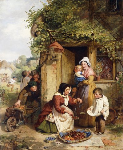 Kirsebærsælgeren, 1856 af George Smith